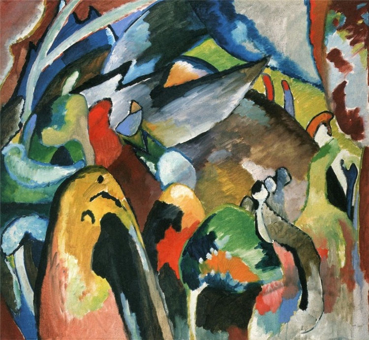 Improvisation 19A 1911 Wassily Kandinsky Oil Painting